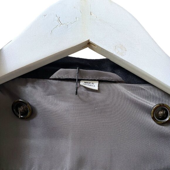 JKT NEW YORK Mens Jacket 46R Navy Blue Blazer Layered w/ Removable Collar Vest - Picture 13 of 14